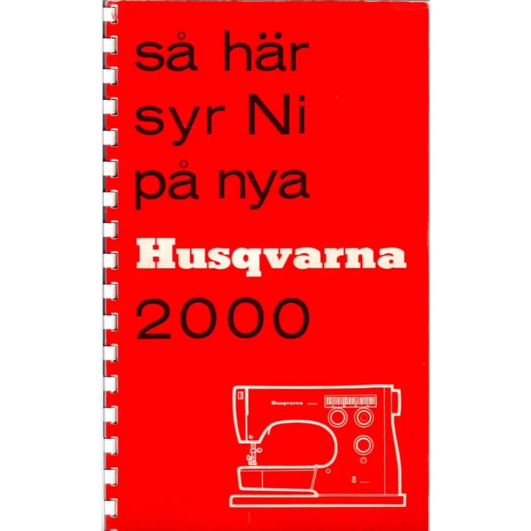 Bruksanvisning Husqvarna 2000